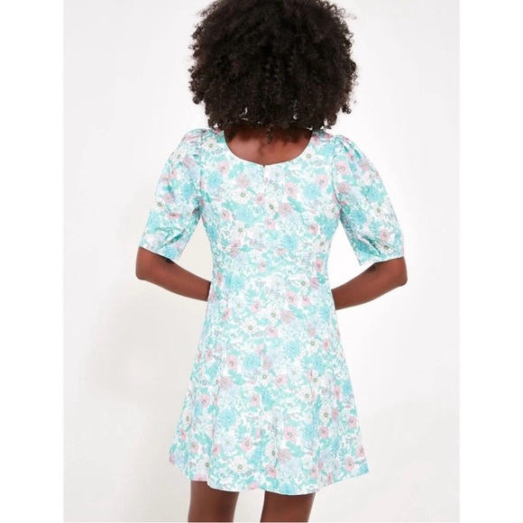 Tuckernuck Hyacinth House Floral Puff Sleeve Sallie Dress - Size Extra Small XS - Picture 4 of 15